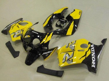 Carenados Moto Honda CBR250RR MC19 1988-1989 - Amarillo Negro Brillante Fabricantes