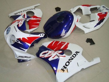 Carenado Moto Honda CBR250RR MC22 1990-1998 - Blanco Rojo Azul Fabricantes