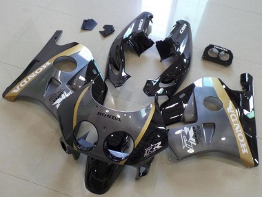 Carenados Moto Honda CBR250RR MC22 1990-1998 - Gris Oro Negro Brillante Fabricantes