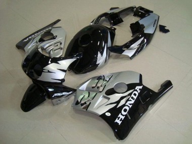 Carenados Moto Honda CBR250RR MC22 1990-1998 - Plata Negro Brillante Fabricantes