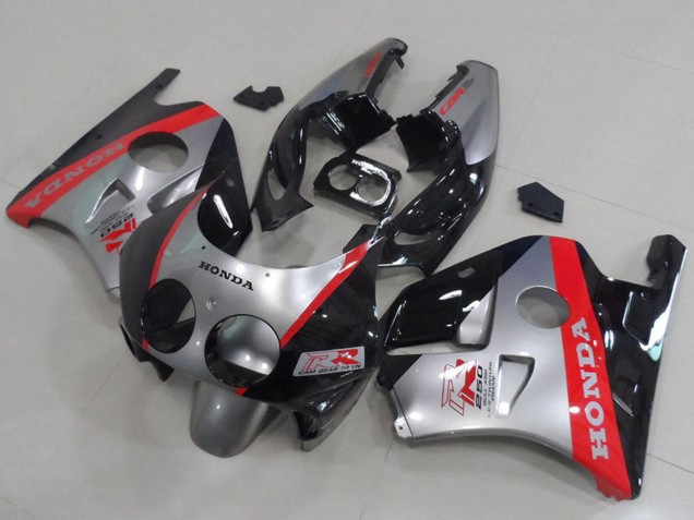 Carenados Moto Honda CBR250RR MC22 1990-1998 - Plata Rojo Negro Brillante Fabricantes