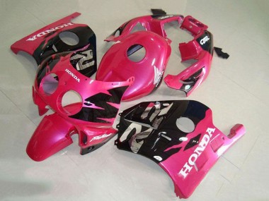 Carenado Moto Honda CBR250RR MC22 1990-1998 - Rosa Negro Brillante Fabricantes