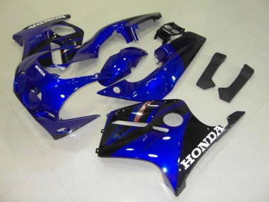 Carenados Moto Honda CBR250RR MC22 1990-1998 - Azul Negro Brillante Blanco Calcomanía Fabricantes