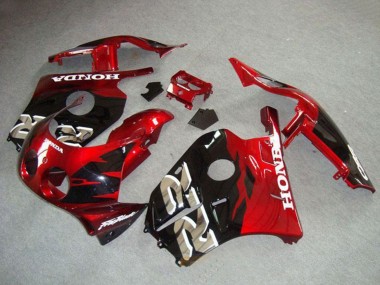 Carenados Moto Honda CBR250RR MC22 1990-1998 - Rojo Negro Brillante Fabricantes