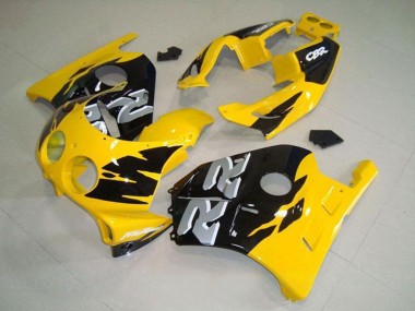 Carenado Moto Honda CBR250RR MC22 1990-1998 - Amarillo Negro Brillante Fabricantes