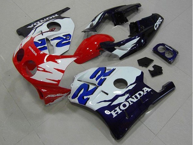 Carenados Moto Honda CBR250RR MC22 1990-1998 - Blanco Rojo Negro Brillante Fabricantes