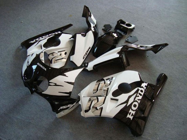 Carenado Moto Honda CBR250RR MC22 1990-1998 - Blanco Negro Brillante Fabricantes