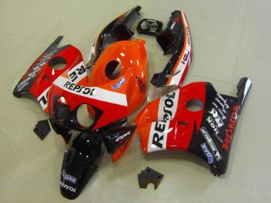 Carenados Moto Honda CBR250RR MC22 1990-1998 - Naranja Blanco Rojo Negro Brillante HRC Repsol Fabricantes