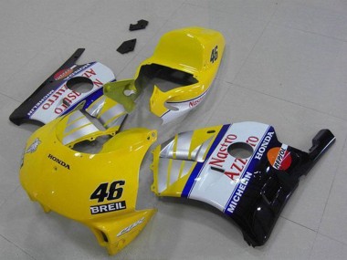 Carenados Moto Honda CBR250RR MC22 1990-1998 - Amarillo Plata Blanco Rojo Nastro Azzurro Breil 46 Fabricantes