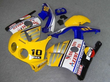 Carenados Moto Honda CBR250RR MC22 1990-1998 - Amarillo Azul Plata Blanco Rojo Nastro Azzurro Breil 10 Fabricantes