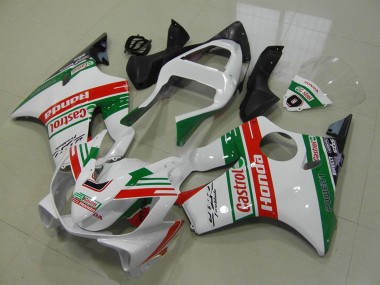 Carenados Moto Honda CBR600 F4i 2001-2003 - Blanco Rojo Verde Castrol Fabricantes