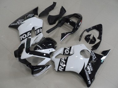 Carenados Moto Honda CBR600 F4i 2001-2003 - Blanco Negro Brillante Repsol Fabricantes