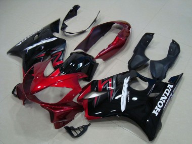 Kit Carenados Moto Honda CBR600 F4i 2004-2007 - Rojo Negro Brillante Fabricantes
