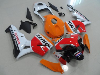 Carenados Moto Honda CBR600RR 2003-2004 - Naranja Blanco Rojo Negro Brillante Repsol HRC Fabricantes