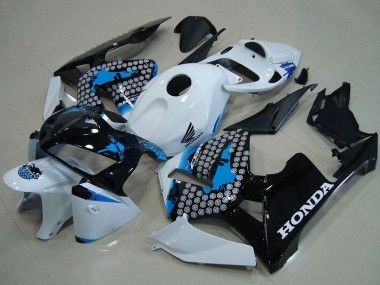 Carenados Moto Honda CBR600RR 2005-2006 - Blanco Azul Negro Fabricantes