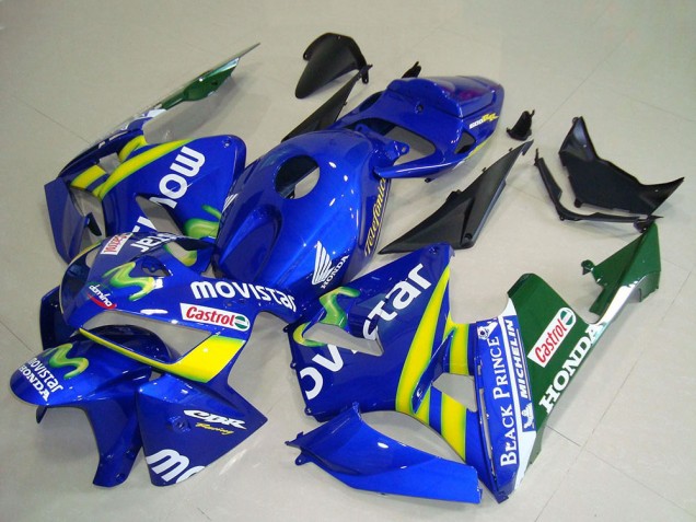 Carenados Moto Honda CBR600RR 2005-2006 - Azul Amarillo Verde Blanco MoviStar Rojo Castrol Fabricantes