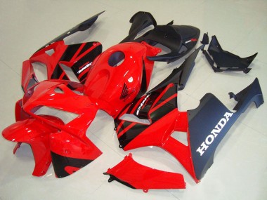 Kits Carenado Moto Honda CBR600RR 2005-2006 - Rojo Negro Fabricantes
