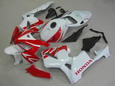 Carenados Moto Honda CBR600RR 2005-2006 - Blanco Rojo Fabricantes