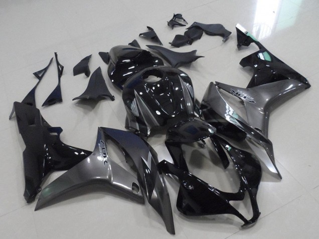 Carenados Moto Honda CBR600RR 2007-2008 - Gris Negro Brillante Fabricantes