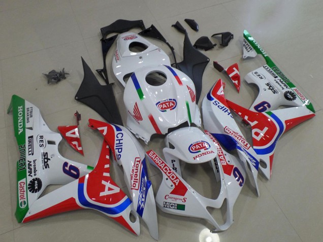 Carenados Moto Honda CBR600RR 2007-2008 - Blanco Rojo Azul Verde Pata 6 Fabricantes