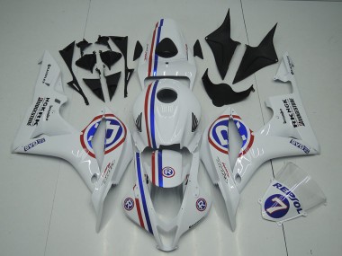 Carenados Moto Honda CBR600RR 2007-2008 - Blanco Rojo Azul R Fabricantes