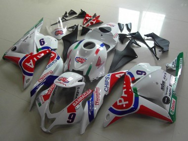 Carenados Moto Honda CBR600RR 2009-2012 - Blanco Azul Rojo Pata Fabricantes