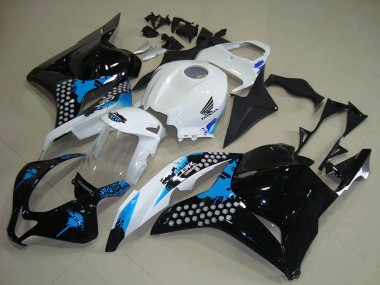 Kits Carenados Moto Honda CBR600RR 2009-2012 - Blanco Azul Negro Brillante Fabricantes