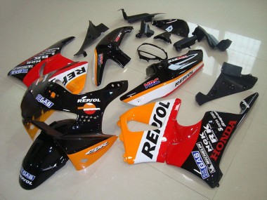 Carenados Moto Honda CBR900RR 919 1998-1999 - Naranja Blanco Rojo Negro Brillante Repsol Fabricantes