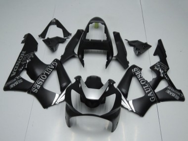 Carenados Moto Honda CBR900RR 929 2000-2001 - Negro Mate Plata Cauloises Fabricantes