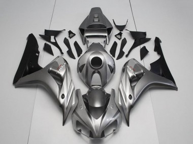 Kits Carenado Moto Honda CBR1000RR 2006-2007 - Plata Negro Brillante Fabricantes