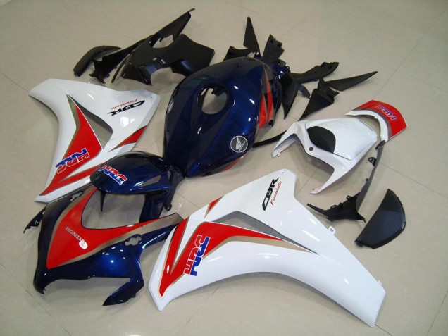 Carenados Moto Honda CBR1000RR 2008-2011 - Blanco Rojo Azul HRC Fabricantes