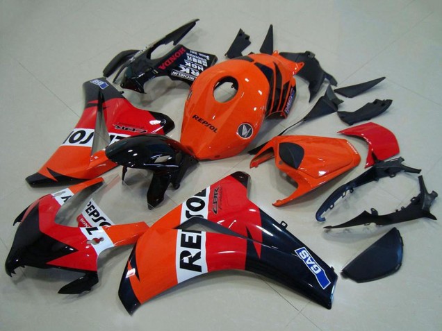 Carenados ABS Honda CBR1000RR 2008-2011 - Naranja Blanco Rojo Negro Brillante Repsol Fabricantes