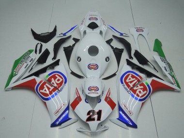 Carenados Moto Honda CBR1000RR 2012-2016 - Blanco Rojo Azul Verde Pata 21 Fabricantes