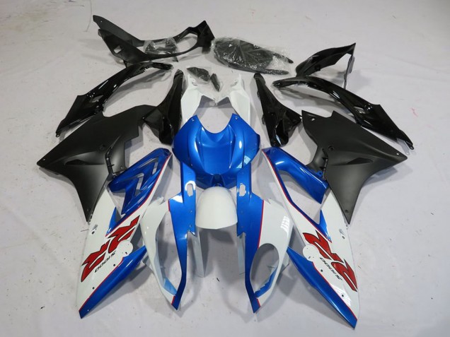 Carenado Moto BMW S1000RR 2015-2016 - Blanco Azul Negro Mate Fabricantes