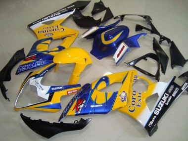 Carenados Moto Suzuki GSXR 1000 2005-2006 - Amarillo Blanco Negro Corona Fabricantes