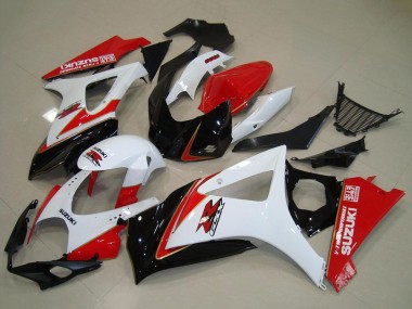 Kits Carenado Moto Suzuki GSXR 1000 2007-2008 - Blanco Rojo Negro Fabricantes