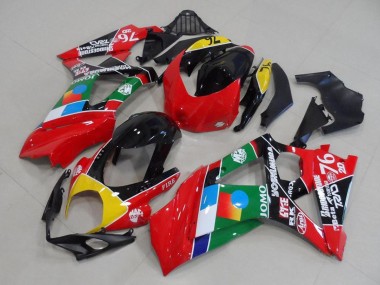 Carenados Moto Suzuki GSXR 1000 2007-2008 - Rojo Amarillo Negro Azul Blanco Verde Fabricantes