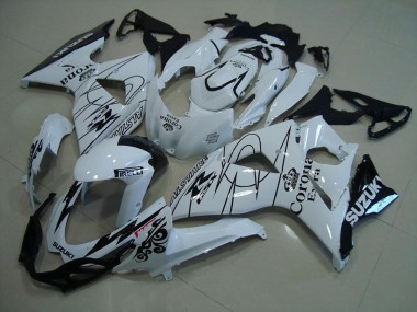 Carenados Moto Suzuki GSXR 1000 2009-2016 - Blanco Negro Corona Fabricantes
