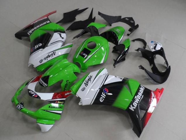 Carenados Moto Kawasaki ZX250R 2008-2012 - Blanco Verde Negro Rojo Elf Fabricantes