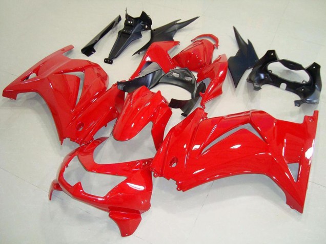 Carenados Moto Kawasaki ZX250R 2008-2012 - Rojo Negro Fabricantes