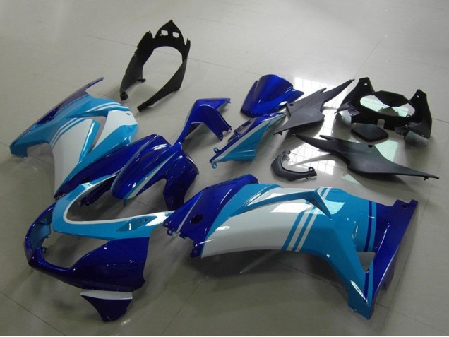 Carenados Moto Kawasaki ZX250R 2008-2012 - Azul Claro Blanco Azul Oscuro Fabricantes