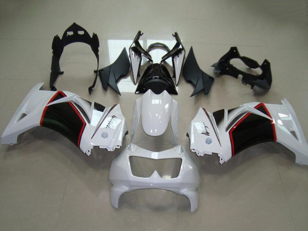 Carenados Moto Kawasaki ZX250R 2008-2012 - Blanco Rojo Negro Brillante Fabricantes