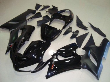 Carenados Moto Kawasaki ZX6R 2005-2006 - Negro Brillante Negro Mate Plata Rojo Fabricantes