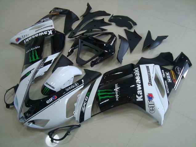 Carenados Moto Kawasaki ZX6R 2007-2008 - Blanco Monstruo Fabricantes
