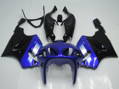 Carenados Moto Kawasaki ZX7R 1996-2003 - Azul Plata Negro Brillante Fabricantes