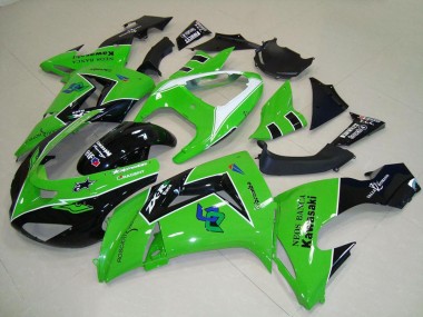 Carenados Moto Kawasaki ZX10R 2006-2007 - Verde Blanco Negro Brillante Fabricantes