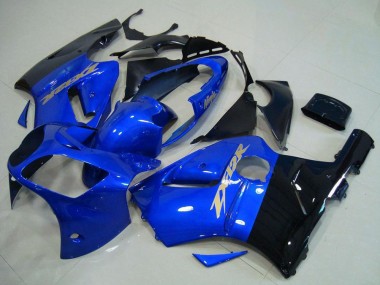 Carenados Moto Kawasaki ZX12R 2000-2001 - Azul Negro Brillante Fabricantes