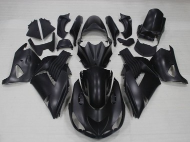 Carenados Moto Kawasaki ZX14R ZZR1400 2006-2011 - Negro Mate Fabricantes
