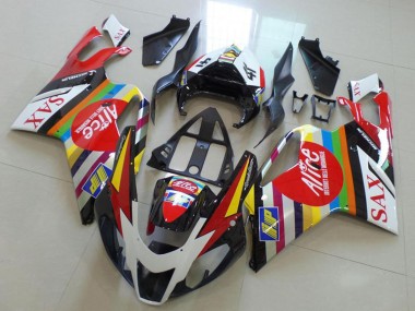 Carenados Moto Aprilia RSV1000 2003-2006 - Blanco Rojo Negro Verde Amarillo Alice Sax Fabricantes