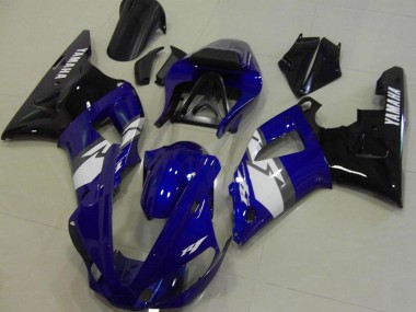 Carenados Moto Yamaha YZF R1 2000-2001 - Azul Blanco Negro Fabricantes